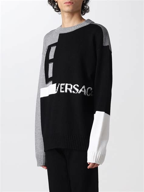 black versace mens jumper|versace jumpsuit men.